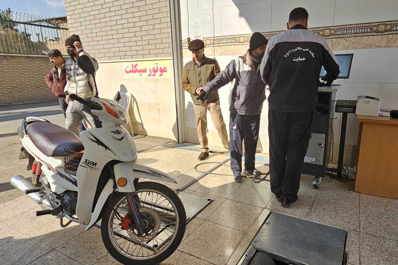 56.37 درصد موتورسیکلت‌های اصفهان در تست‌های فنی مردود شدند